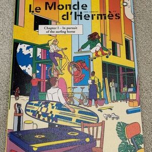 HERMES Le Monde d'Hermès Illustrated Book - Spring/Summer 2025